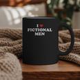 Bookish Quote Reading Lover I Love Fictional Men Graphic Print Coffee Mug Bookish Quote Reading Lover I Love Fictional Men Graphic Print Coffee Mug