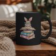 Books Bookworm Reader Book Cute Reading Bunny With Glasses Graphic Print Coffee Mug Books Bookworm Reader Book Cute Reading Bunny With Glasses Graphic Print Coffee Mug