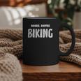 Books Coffee Biking Graphic Print Coffee Mug