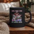 Books Coffee Yarn Lover My Favorite Things Graphic Print Coffee Mug
