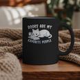 Books Are My Favorite People Cat With Coffee Mug Book Lovers Graphic Print Coffee Mug