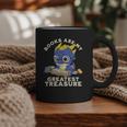 Books Are My Greatest Treasure Kawaii Dragon Reading Books Graphic Print Coffee Mug Books Are My Greatest Treasure Kawaii Dragon Reading Books Graphic Print Coffee Mug