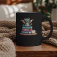 Bookworm Book Dragon Read Books Be Kind Stay Weird Graphic Print Coffee Mug