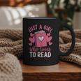 Bookworm Just A Girl Who Loves To Read Graphic Print Coffee Mug