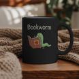Bookworm Worm Reading Book Lover Read Books Librarian Graphic Print Coffee Mug