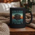 Born To Read Go Work Book Reading Librarian Men Women Graphic Print Coffee Mug