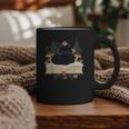 Cat On Open Book Mushrooms Ferns Dark Academia Graphic Print Coffee Mug Cat On Open Book Mushrooms Ferns Dark Academia Graphic Print Coffee Mug
