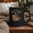 Cat Reading 6-7 Meme English Teacher Book Lover Humor Graphic Print Coffee Mug
