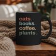 Cats Books Coffee Plants Gardening Mama Mom Mothers Graphic Print Coffee Mug Cats Books Coffee Plants Gardening Mama Mom Mothers Graphic Print Coffee Mug