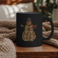 Christmas Snowman Made Of Books Holiday Reading Xmas Graphic Print Coffee Mug Christmas Snowman Made Of Books Holiday Reading Xmas Graphic Print Coffee Mug