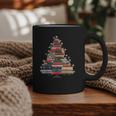 Christmas Tree Book Bookworm Graphic Print Coffee Mug