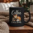 Coffee Cats And Books Lover For Women & Men Coffee Graphic Print Coffee Mug Coffee Cats And Books Lover For Women & Men Coffee Graphic Print Coffee Mug