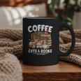 Coffee Cats And Books Cats And Reading Lovers Graphic Print Coffee Mug Coffee Cats And Books Cats And Reading Lovers Graphic Print Coffee Mug