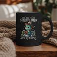 All The Cool Dinosaurs Are Reading Book Reader T-Rex Kawaii Graphic Print Coffee Mug