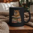 Cute Capybara Reading Books Animal Capybara Bookworms Graphic Print Coffee Mug Cute Capybara Reading Books Animal Capybara Bookworms Graphic Print Coffee Mug