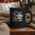 Cute Ghost Book Halloween Spooky Boo School Art Teacher Graphic Print Coffee Mug