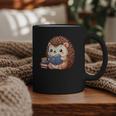 Cute Hedgehog Book Lover Readers Animal Reading Graphic Print Coffee Mug Cute Hedgehog Book Lover Readers Animal Reading Graphic Print Coffee Mug