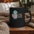 Cute Pigeon This Is My Book Character Costume For Reading Graphic Print Coffee Mug