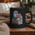 Cute Reading Seal On Books Book Lover Graphic Print Coffee Mug Cute Reading Seal On Books Book Lover Graphic Print Coffee Mug