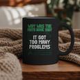 Dad Joke Why Was The Math Book Sad Pun Dad Jokes Graphic Print Coffee Mug