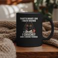 Das Ist Es Was Ich Tue Ich Lese Books Crochet And Graphic Print Coffee Mug