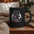 Dragon Reading A Book Cute Bookworm Book Lover Graphic Print Coffee Mug