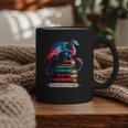 Dragons And Books Dragonworm Book Lover Reading Graphic Print Coffee Mug
