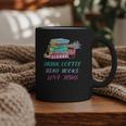 Drink Coffee Read Books Love Jesus Christian Religious God Graphic Print Coffee Mug Drink Coffee Read Books Love Jesus Christian Religious God Graphic Print Coffee Mug