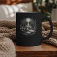 Duck Reading Book Full Moon Lake Scenery Graphic Print Coffee Mug Duck Reading Book Full Moon Lake Scenery Graphic Print Coffee Mug