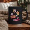 Dungeon Crawler Carl Colorful Sticker Collage LitRPG Book Graphic Print Coffee Mug