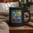 Eagle Love Reading And Eagles Child Book Lover Graphic Print Coffee Mug Eagle Love Reading And Eagles Child Book Lover Graphic Print Coffee Mug