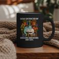 Easily Distracted By Dragons Books Cats Fantasy Book Lover Graphic Print Coffee Mug Easily Distracted By Dragons Books Cats Fantasy Book Lover Graphic Print Coffee Mug