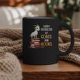 Easily Distracted By Goats And Books Goats And Book Reading Graphic Print Coffee Mug