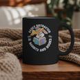 Easily Distracted By Rabbits And Books Reading Graphic Print Coffee Mug