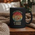 Easily Distracted By Sloths And Books Graphic Print Coffee Mug