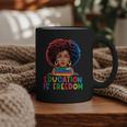 Education Is Freedom History Girl Women Book Lover Graphic Print Coffee Mug Education Is Freedom History Girl Women Book Lover Graphic Print Coffee Mug