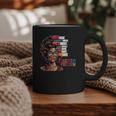 Education Is Freedom History Month Teacher Books Afro Graphic Print Coffee Mug