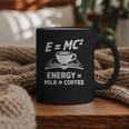 EMC2 Energy Milk x Coffee Science Book Math Lover Graphic Print Coffee Mug