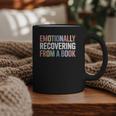 Emotionally Recovering From a Book Reading Librarian Graphic Print Coffee Mug