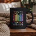 Equality Hurts No One Book Flower Rainbow Pride Month LGBTQ Graphic Print Coffee Mug