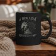 Fantasy Book Club Dragon Reader Book A Day Keep Reality Away Graphic Print Coffee Mug