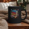 Fantasy Drama Tragedy Books Subtle Reader Librarian Flower Graphic Print Coffee Mug