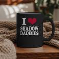 Fantasy Romantasy Book Lover I Love Heart Shadow Daddies Graphic Print Coffee Mug