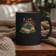 Floral Book Bloom Wildflowers Literature Nature Fantasy Graphic Print Coffee Mug