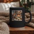 Fox Reads By Fireplace In Cabin Rustic Book Cozy Cup Tea Graphic Print Coffee Mug Fox Reads By Fireplace In Cabin Rustic Book Cozy Cup Tea Graphic Print Coffee Mug