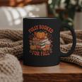 Fully Booked For Fall Books Pumpkin Autumn Thanksgiving Graphic Print Coffee Mug Fully Booked For Fall Books Pumpkin Autumn Thanksgiving Graphic Print Coffee Mug