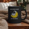 Good Book Is Out Of This World Astronaut Read Book Bookworm Graphic Print Coffee Mug