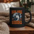 Halloween Book Lover Ghost Boo Pun Read More Boooks Graphic Print Coffee Mug