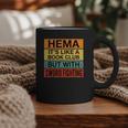 Hema Definition Like A Book Club With Swords Graphic Print Coffee Mug