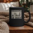 Hot Pin Up Girl Comic Book Vintage Reading Is Sexy Graphic Print Coffee Mug Hot Pin Up Girl Comic Book Vintage Reading Is Sexy Graphic Print Coffee Mug